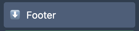 Report footer