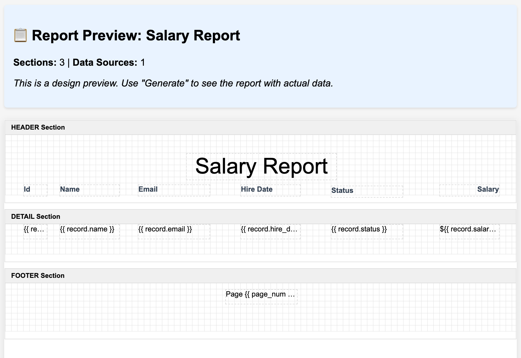 Report Preview